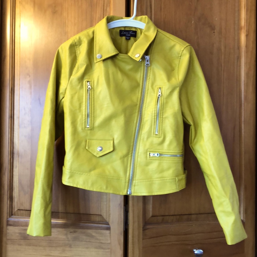 Faux Leather Jacket